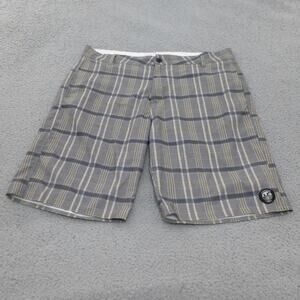 Vans Shorts Mens 38 Gray Amphibian Lightweight Hybrid Skater Beach Vanphibian